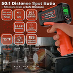 -58℉~3272℉ Infrared Thermometer IR Gun, High-Temp Digital Temperature Gun - Image 2