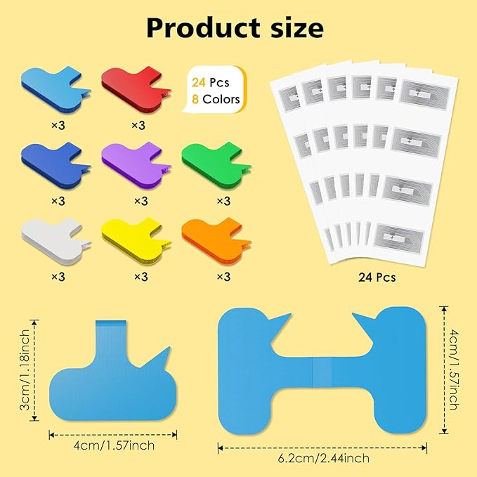 24 Set Smart NFC Cable Labels - Image 2