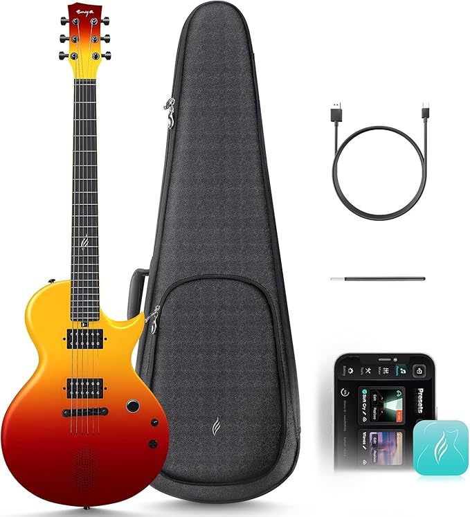 Enya Electric Guitar Nova Go Sonic Smart Electric Carbon Fiber Guitarra by ENYA