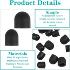 36Pcs Rubber Tips for Stylus Pens, 0.2'' & 0.28'' Universal Stylus Tips - Image 2