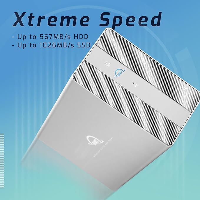 OWC 8TB Mercury Elite Pro Dual USB-C/Thunderbolt 3 External Raid Storage - Image 3