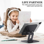 OCYCLONE for iPad Stand for Desk, 360 Rotating Adjustable Portable Monitor - Image 2