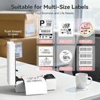Bluetooth Thermal Shipping Label Printer, Wireless 4x6 Shipping Label Printer - Image 4
