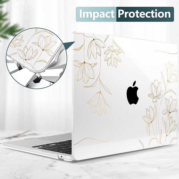 TWOLSKOO Compatible with M4 MacBook Air 15 inch Case 2025-2023 Released Model - Image 6