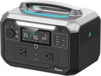 Andes 600 Pro Portable Power Station, 584Wh LiFePO4 Hybrid Battery Backup by Ampace