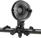 Portable Stroller Fan Personal rechargeable USB Fans by OGAJO