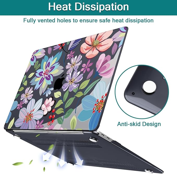 Teryeefi Case for M1 MacBook Air 13 inch 2020 2019 2018 fits Model A2337 A2179 - Image 6