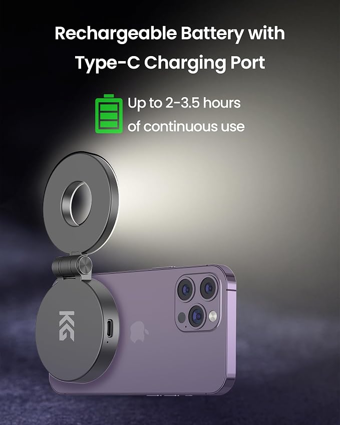 KraftGeek Magnetic Selfie Light - Image 4