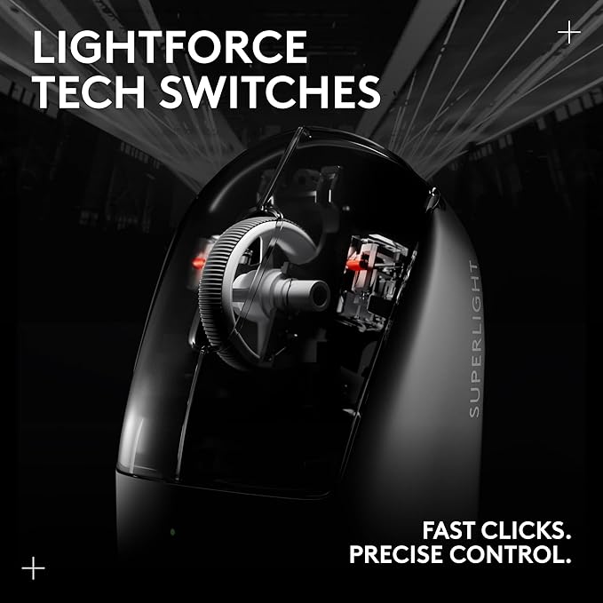 Logitech G PRO X SUPERLIGHT 2 Wireless Gaming Mouse, 60g Pro-Grade - Image 5