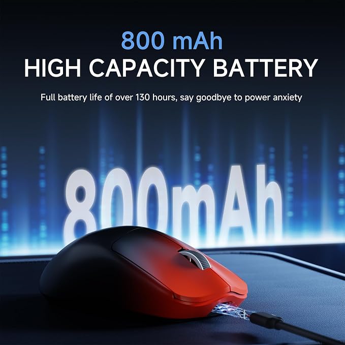 EWEADN X23Pro Wireless Gaming Mouse, 2.4G/BT5.0/USB-C Esports Gaming Mouse - Image 3