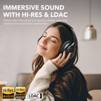1Mii Y8 Active Noise Cancelling Headphones, Wireless Headphones Over Ear - Image 2