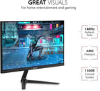ViewSonic VX2418C 24 Inch 1080p 1ms 180Hz Curved Gaming Monitor - Image 2