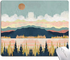 Mouse Pad, Abstract Landscape Mouse Pad, Square Mouse Mat Waterproof Mousepad by SANWUMIAN