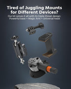 3" Suction Cup Mount Kit for Action Cams/Phone/360 Camera/DSLR Comes - Image 2