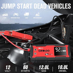 GOOLOO GT4000 Car Jump Starter 4000A 100W Fast-Charging 12V SuperSafe Portable - Image 2
