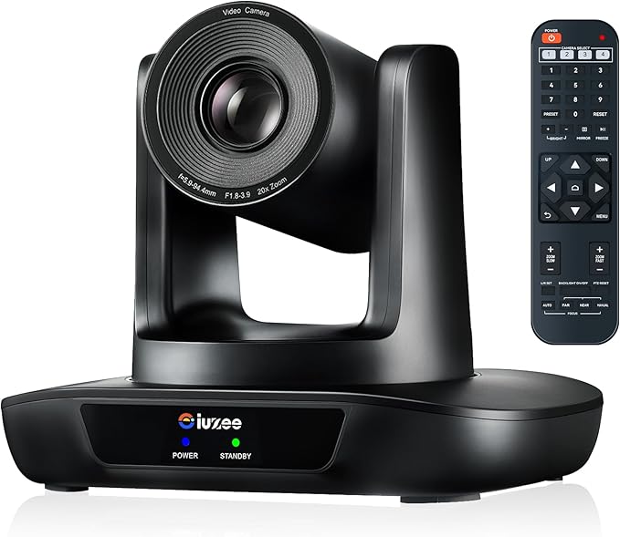 PTZ Camera 20X Optical Zoom Conference Room USB3.0 HDMI 1080P 60FPS Wide Angle by iuZee-US