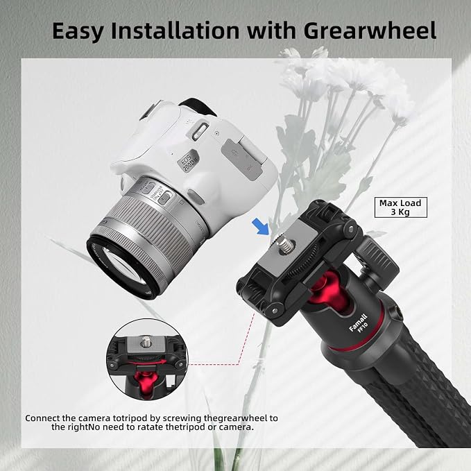 Famall Flexible Phone Tripod for GoPro, Mini Camera Stand - Image 5