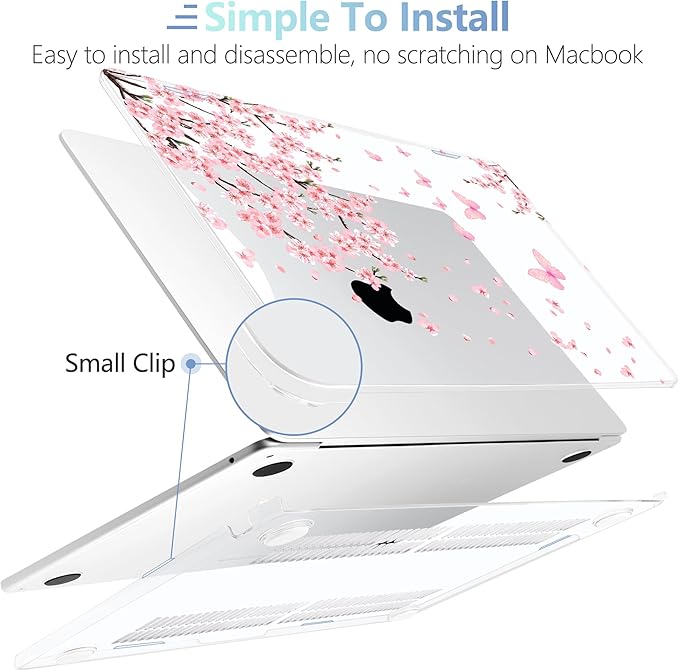 MEEgoodo Case for M4/M3/M2 MacBook Air 13.6 inch Case 2025 2024 2022, Fit Model - Image 5