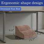 Foot Rest for Under Desk at Work.Multifunctional 3-Tier Foot Stool, - Image 2