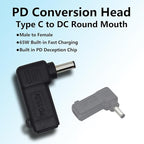 90W PD Power Charger Connector Adapter USB C to 4.5mm Laptop Charging Adapter - Image 5