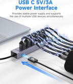 7 Port USB Hub USB Ethernet HUB - Image 4