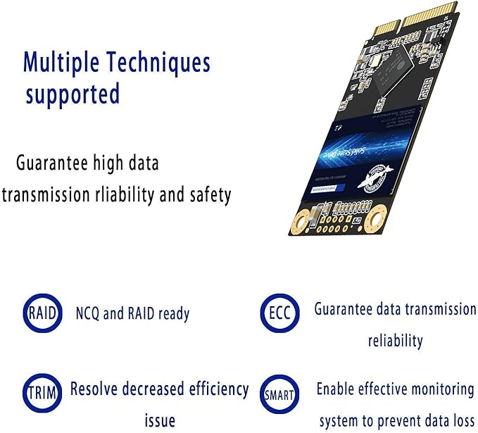 Dogfish mSATA SSD 240GB 3D NAND TLC SATA III 6 Gb/s, mSATA Internal Solid State - Image 6