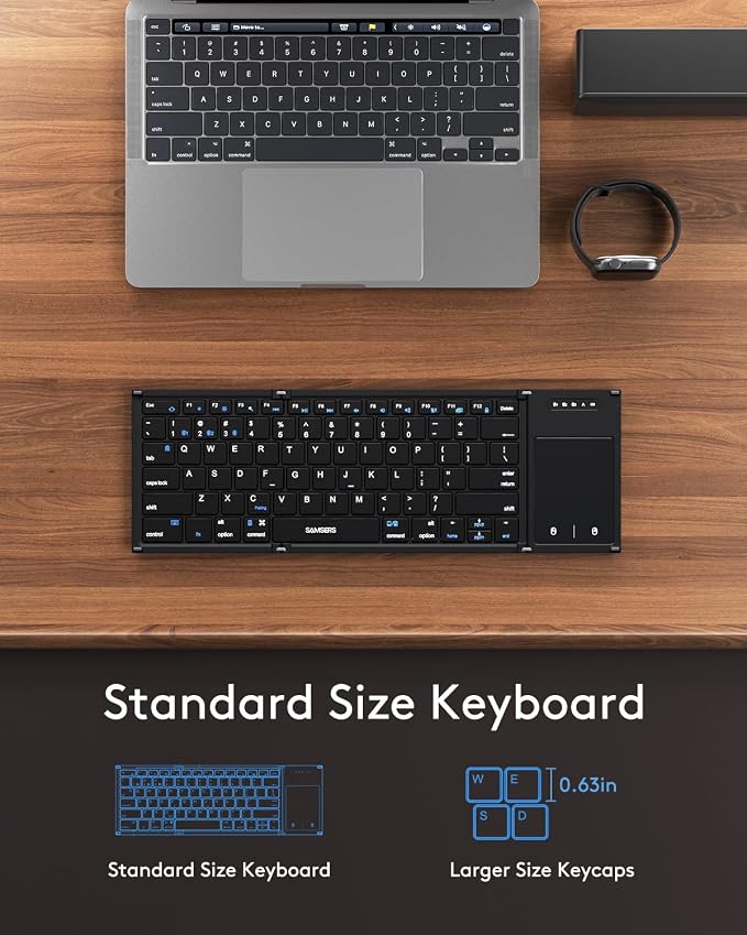 Samsers Foldable Bluetooth Keyboard - Image 4