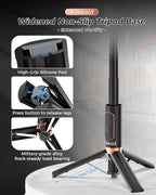 Selfie Stick Tripod for iPhone & Android, Portable Phone Tripod Stand - Image 2