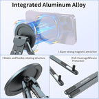 Adjustable Laptop Stand for Desk, Magnetic Phone Holder - Image 5