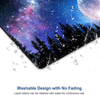 Mouse Pad, Forest Moon Mouse Pad, Washable Square Cloth Mousepad - Image 5