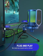 FIFINE Gaming Streaming USB PC Microphone - Image 5