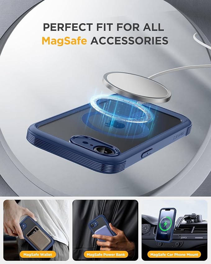Miracase Magnetic for iPhone 16e Case Full-Body Phone - Image 6