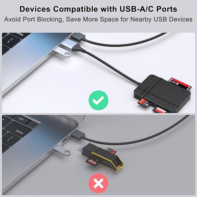 SD 4.0 Card Reader, UHS-II Micro SD Card Reader Memory - Image 4