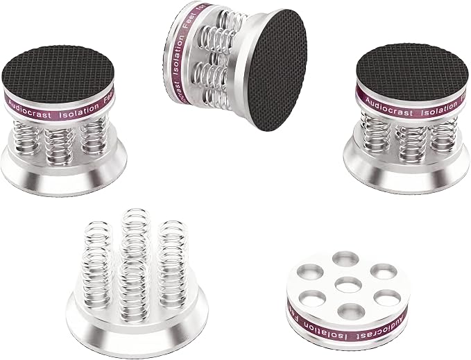 Tertullus 4 Pcs Speaker Isolation Feet 43mm×38.5mm Audio Shock Absorber Floor by Tertullus