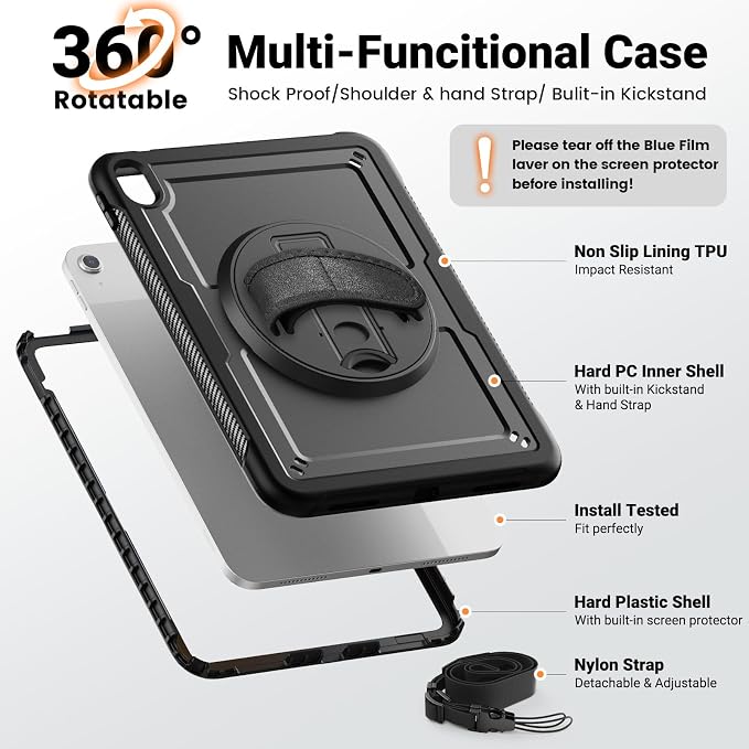SCSVPN Case for iPad 11th Generation 11 Inch 2025 / 10th Generation 10.9 Inch - Image 3
