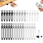 Silicone Cable Ties, Magnetic Data Cable Organizers Reusable Cable Ties Wire by muxou