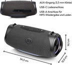 Portable Bluetooth Speaker, IPX7 Waterproof 80W Loud Stereo Sound Wireless - Image 8