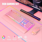 RedThunder K10 Wired Gaming Keyboard and Mouse and Wrist Rest Combo, RGB Backlit - Image 8
