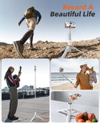 62" Phone Tripod & Selfie Stick, Tripod - Image 7