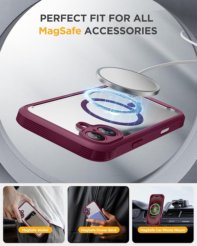 Miracase for iPhone 16 Case 6.1'', Full-Body Bumper Phone case - Image 6