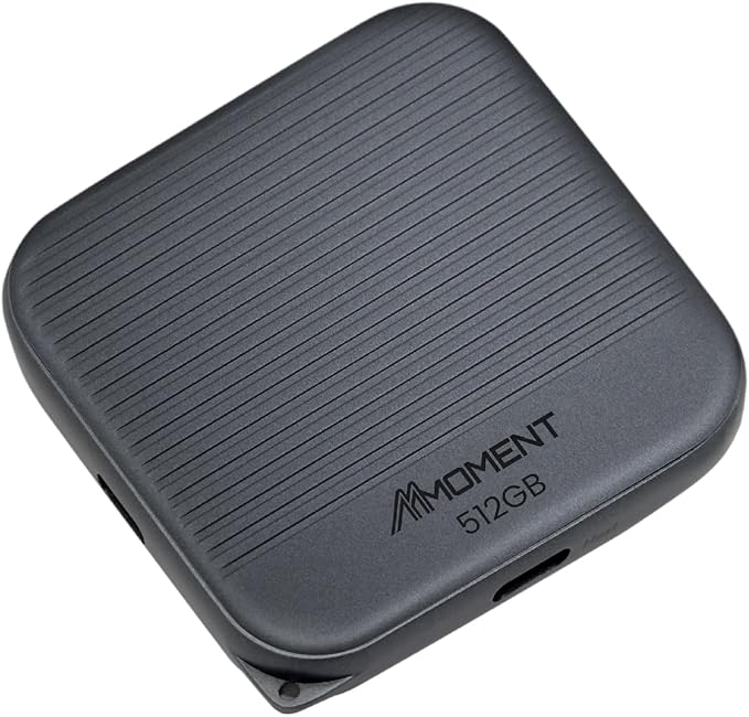 MMOMENT 512GB Magnetic External Portable SSD – 950MB/s Read – by MMoment