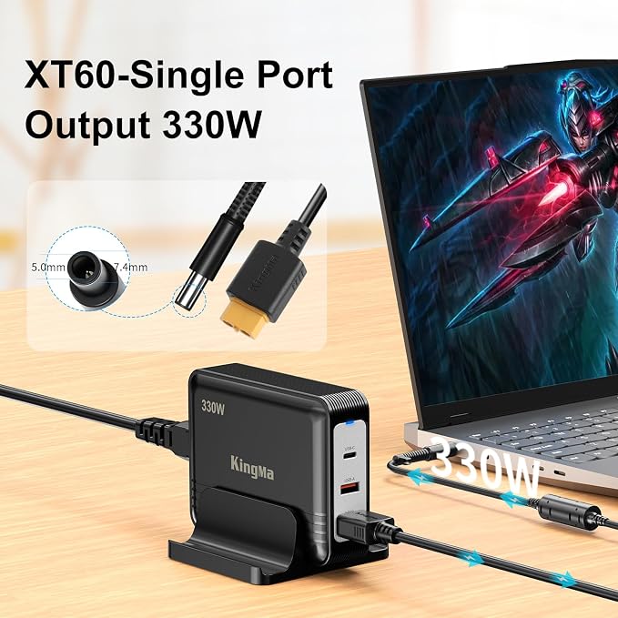 330W HP OMEN GaN Laptop Charger - Image 4