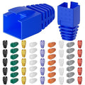 CableGeeker 100-Pack Cat7 / Cat8 RJ45 Strain Relief Boots, RJ45 Boot, Cat 6 Boot by CableGeeker