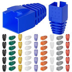 CableGeeker 100-Pack Cat7 / Cat8 RJ45 Strain Relief Boots, RJ45 Boot, Cat 6 Boot by CableGeeker