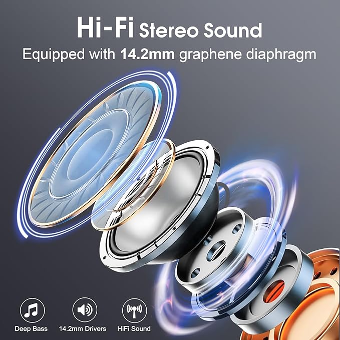 Wireless Earbuds 75hrs Bluetooth 5.4 Headphone Sport, 2026 Bluetooth Earbuds - Image 5