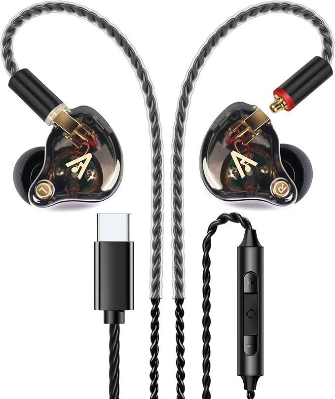 Vibes 202MC USB-C Wired Earbuds by AudiovanceHeadphones