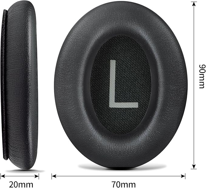 Headphones Replacement Ear Pads, Protein Leather earpad Cushions - Image 4