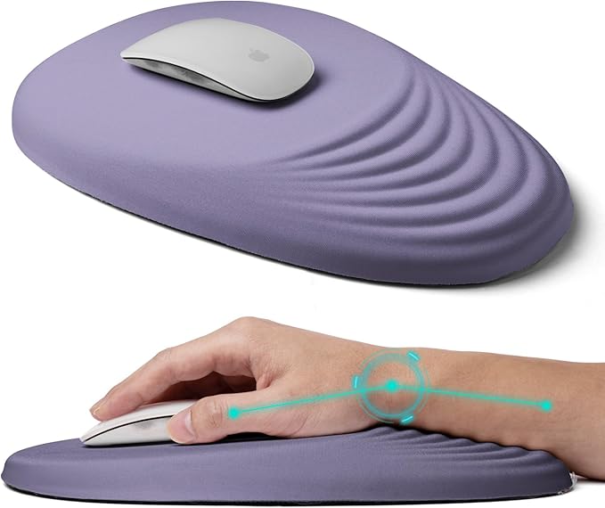 Ergonomic Mouse Pad with Wrist Rest Support, Mousepad Relief Carpal Tunnel Pain by LSLXDCLJ