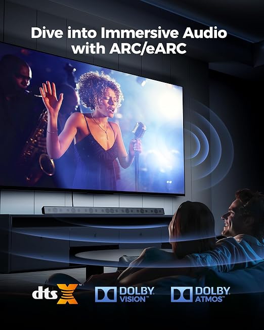Silkland 8K HDMI eARC/ARC Cable 2.1, 3.3FT Certified Ultra High Speed HDMI® - Image 6