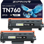 ZIPRINT TN760 Toner Cartridges Compatible Replacement by ZIPRINT
